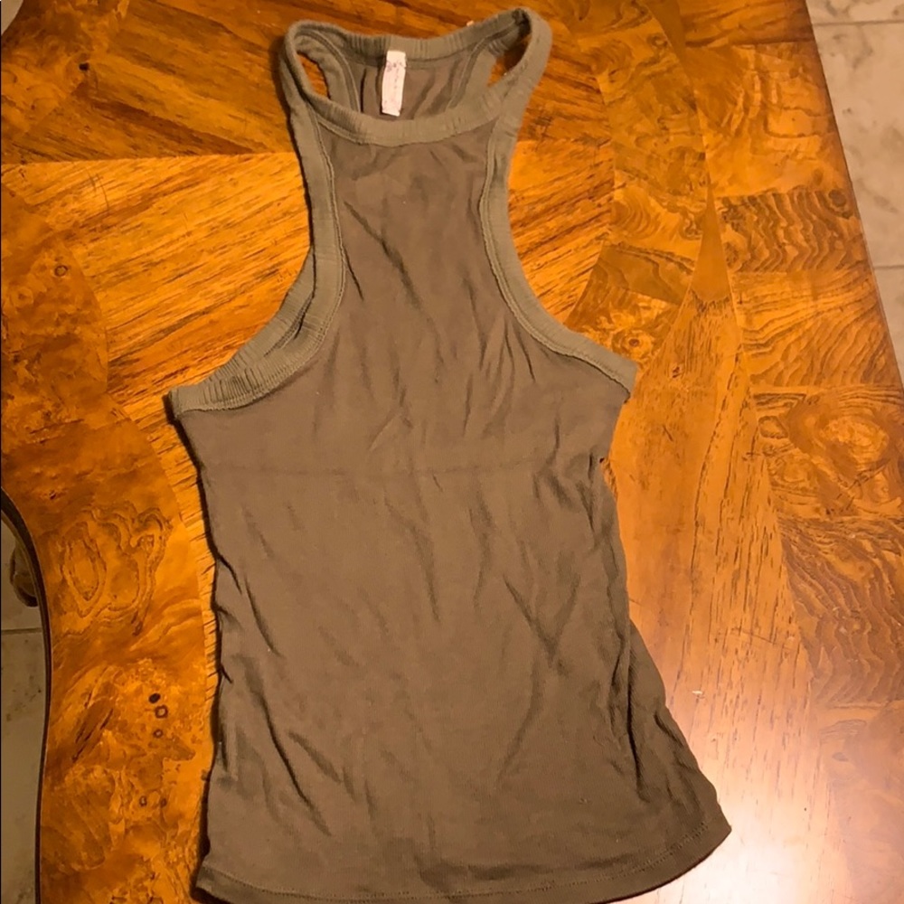 Free people double razor Tank
